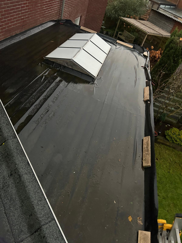 Bitumen dak in Den Haag