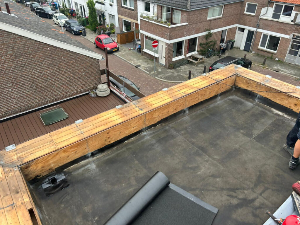 Nieuwe Zinken Daklijsten in Maasdijk